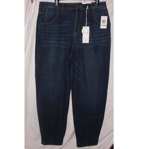 NWT City Blues Balloon Leg Dark Wash Jeans Size 31